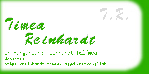 timea reinhardt business card